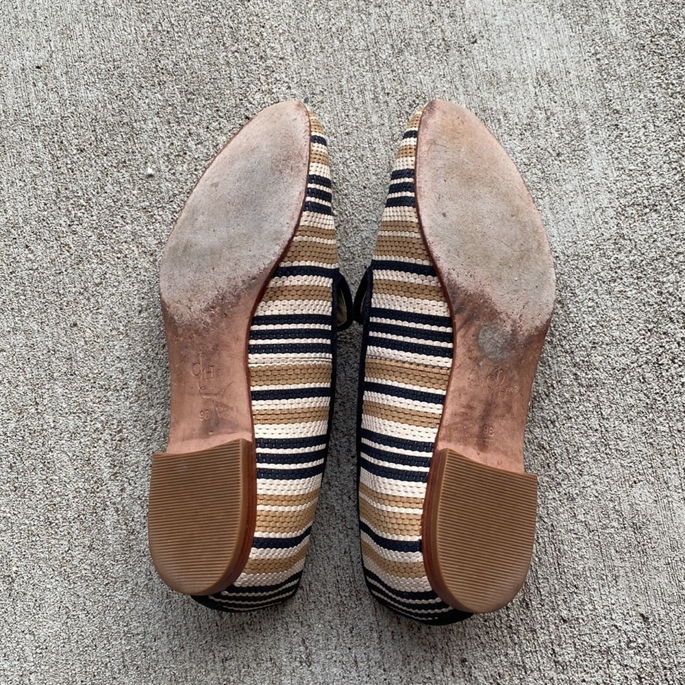 Cole Haan Vintage Dress Shoes size 9B tan and black slipon loafers flats - Picture 3 of 5